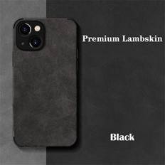Vehhe Lambskin Leather ShockProof Cover for iPhone 15 Plus