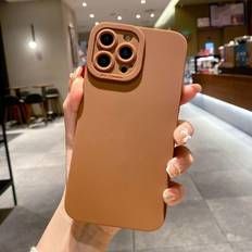 Vehhe Brown Shockproof Silicone Cover for Apple iPhone 11 Pro