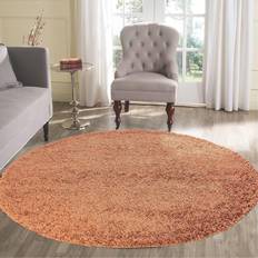 Shaggy Rugs UK Circle Round Rug Larges Orange