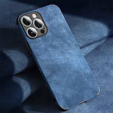 Vehhe Blue Case For iPhone 11 Lambskin Leather ShockProof Cover