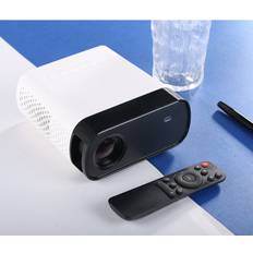 Projectors Greenzech Mini LED Projector 1800 Lumens 2000:1 4K