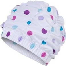 Fashy Polka Dots Shower Cap Multi White One Size