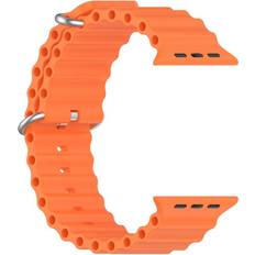 Rosalind Orange For Apple Watch Ultra 2 9 8 7 6 SE 44mm 40mm Iwatch Band 5 42mm 38mm Double Buckle 45mm