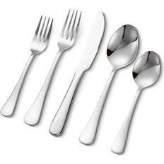 VEVOR 30-Piece Silverware Stainless Steel Flatware Utensil Kitchen for 6 Cutlery Set