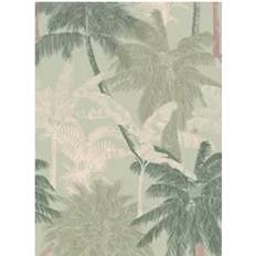 Tapeter Coordonné Tapete Palms Menta Green Cream