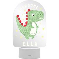 Personalised Memento Company Dinosaur LED Colour Changing One Size Night Light