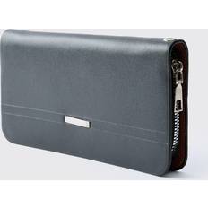 boohooMAN Mens Black PU Wallet