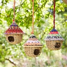 Round Recycled Cotton Birdhouse Multi One Size