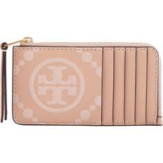 Tory Burch Card Cases Tory Burch T Monogram Zip Card Case - Orange
