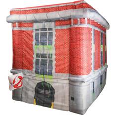 Red Inflatable Decorations Fun Costumes 9FT Ghostbusters Inflatable Firehouse Prop Decoration One-Size