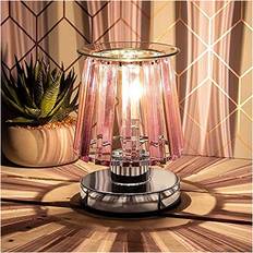 Silver Wax Melt The Leonardo Collection Desire Aroma Oil Burner and Touch Lamp Medium Wax Melt
