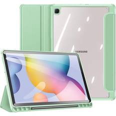 Light Green S7 11 in Tablet Case For Samsung Galaxy Tab S6 Lite 10.4 A8 10.5 S7 11 S8 Plus S7 Fe 12.4 S8 Ultra 14.6 Cover With Pencil Holder