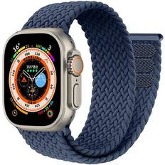 Braided Solo Loop Strap For Apple Watch 42mm 44mm 45mm 49mm