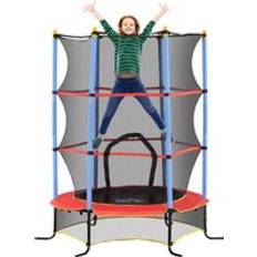 Trampolines Homcom Kids Trampoline with Safety Net