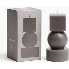 H&M Small Pillar - Beige Candle 12.5cm