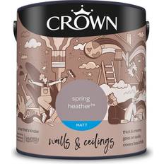 Crown Matt Emulsion Paint Wall Paint Spring Heather 2.5L