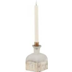 Glass Candle Holders Hill Interiors Burnished 15cm x 10cm x 10cm Grey Candle Holder