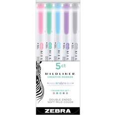 Zebra Mildliner 5-pack Favorites Set