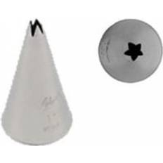 15 Piping Nozzle Icing Tube Tip Small 5 Point Open Star - Grey