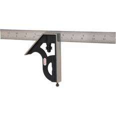 Starrett 2 Piece 12 Inch Combination Set 1/100 1/32 1/50 1/64 in Carpenter's Square