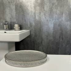 Soap Holders Showerdrape Pzazz Silver Diamante Bathroom Sink Soap Dish
