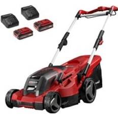 Rasenmäher Einhell Akku-Rasenmäher-Set GE-CM 36/37 Li 36Volt 2x18V Akku-Rasenmäher