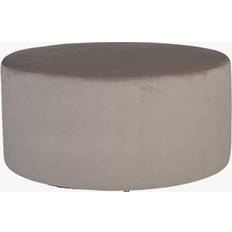 Velvet Large Puff Mørk Sand 39 cm ø 82