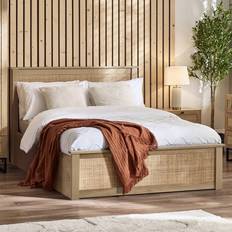Julian Bowen Padstow Ottoman King Size Oak Bed Frame - Brown