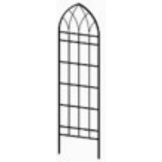 Trellises Living Accents 80 in H Black Steel Garden Trellis