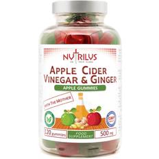 Gummies Weight Control & Detox Nutrilus Apple Cider Vinegar with The Mother and Ginger Gummies 500mg