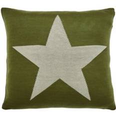 Scatter Cushions Helena Springfield Star Cushion 45cm x 45cm Complete Decoration Pillows Green (45x45cm)