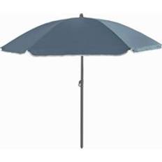 Out There 2.4m Garden Parasol Umbrella Sun Shade with Adjustable Height Tilt Function and UPF40+ Protection - Grey - One Size