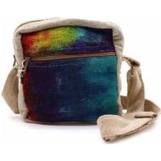Blue Messenger Bags Tiedye Hemp Messegner Bag 1 Zip - Multi