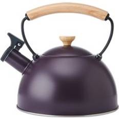 Purple Kettles La Cafetière Stainless Steel Whistling Kettle 1.6 Litres