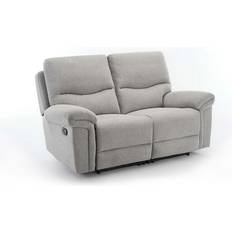 More4Homes Fosse 2 Seater Manual Recliner Grey Sofa
