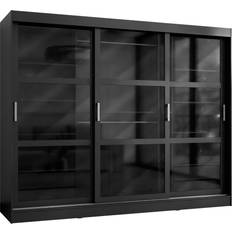 Mirjan24 Harvans 250 x 203 cm Svart Garderob
