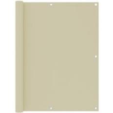 Balcony Protection Berkfield Home Balcony Screen Cream 120x600 cm Oxford Fabric - Beige