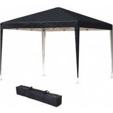 Trädgård & Utemiljö OutSunny Hopfällbart Pop-up UV-skydd 2,95 x 2,95 m Svart