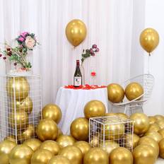Blue Latex Balloons Maxpower Gzw 10-100pcs 10inch Glossy Metal Pearl Latex Balloons Thick Chrome