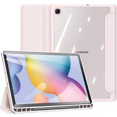 Pink S7Plus S7FE 12.4in Tablet Case For Samsung Galaxy Tab S6 Lite 10.4 A8 10.5 S7 11 S8 Plus S7 Fe 12.4 S8 Ultra 14.6 Cover With Pencil Holder