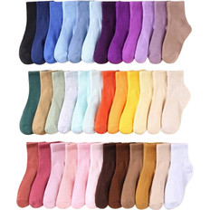 Shein pairs Kids AutumnWinter Simple Random Candy Color High Elastic MidCalf Socks