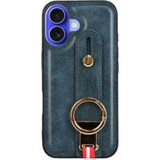GANGXUN Blue Compatible With iPhone 16 Plus Case Wrist Strap