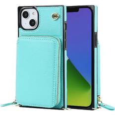 GANGXUN Case for iPhone 15 Plus Leather Pocket Wallet