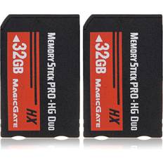 Memory Cards & USB Flash Drives Jojomino 2X 32GB Memory Stick MS Pro Duo Flash Card