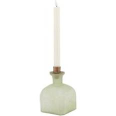 Grey Candle Holders Hill Interiors Smoked Sage and Aged Brass Vase One Size Candle Holder