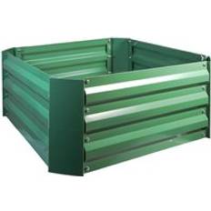 mysmartbuy Square Metal Raised Garden Bed H30 x W61 x D61 cm