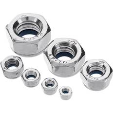Building Materials Greenzech 170 Pcs 304 Stainless Steel Lock Nut Assortment M3/4/5/6/8/10/12