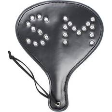 Paddles House Of Glass Faux Leather Spanking Paddle with SM Motif