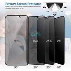 Anti-spf Full Privacy Tempered Glass Screen Protector for Huawei Mate 20