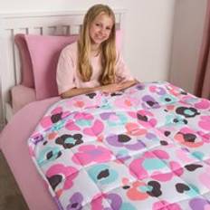OHS Weighted Blanket Leopard Anxiety Stress Relief Sleep Soft Throw One Size Blankets Pink